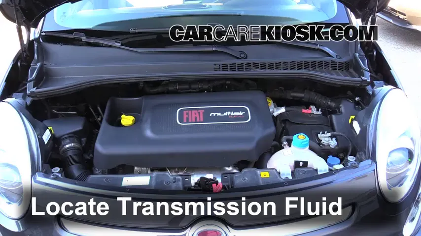 2014 Fiat 500L 1.4L 4 Cyl. Turbo Transmission Fluid Check Fluid Level
